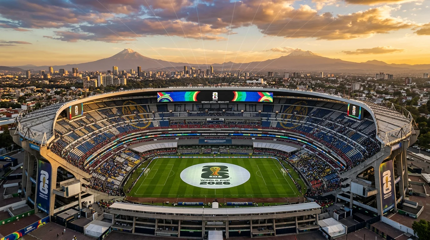 Estadio Azteca i Mexico City, arena for VM-åpningen 2026