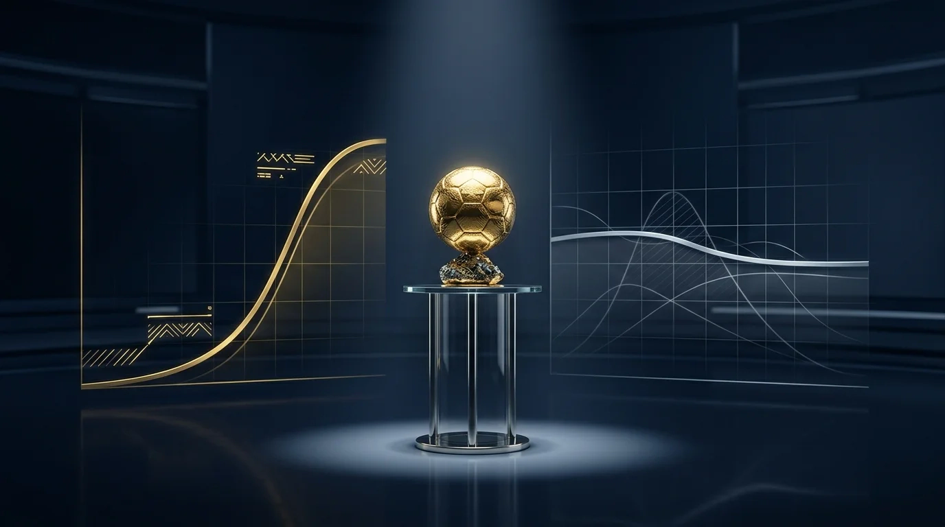 Debatt om Gullballen i VM 2026 mellom Rodri og Messi, prisdiagram og trofé