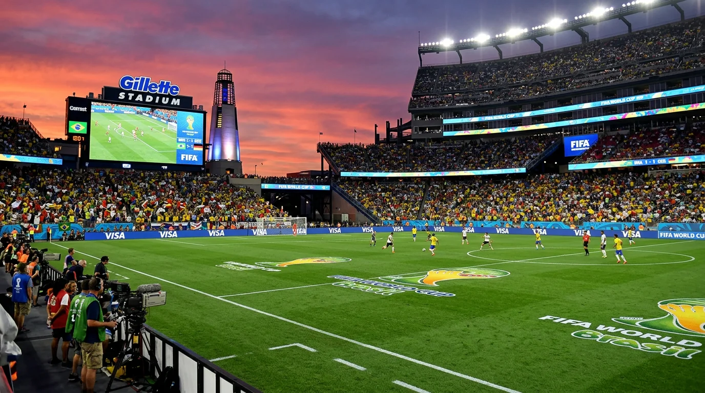 Gillette Stadium i Boston, arena for Norges VM-kamper 2026